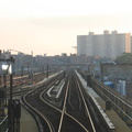 The only 6 track elevated structure in the system - located between the Brighton Beach and Ocean Parkway stations on the Brighto