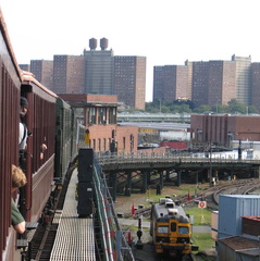 BU/Arnine MOD Train @ Coney Island Yard. Photo taken by Brian Weinberg, 7/25/2004.