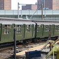 R-1 100 &amp; R-4 401 @ Coney Island Yard. Photo taken by Brian Weinberg, 7/25/2004.