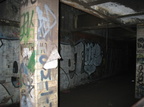 Worth St station on the Lexington Av IRT (abandoned). Photo taken by Brian Weinberg, 6/29/2003.