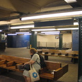 New staircase @ 59 St - Columbus Circle (NB Platform). Photo taken by Brian Weinberg, 8/22/2004.