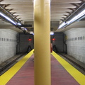 Bumper blocks at the southern end of the SEPTA Broad Street Subway Pattison station (Lower Level). It was open because of an Eag