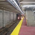SEPTA Broad Street Subway train @ Pattison (Lower Level) because of an Eagle home game. Photo taken by Brian Weinberg, 9/12/2004