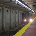 SEPTA Broad Street Subway train @ Pattison (Lower Level) because of an Eagle home game. Photo taken by Brian Weinberg, 9/12/2004