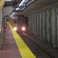 SEPTA Broad Street Subway train @ Pattison (Lower Level) because of an Eagle home game. Photo taken by Brian Weinberg, 9/12/2004