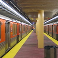 SEPTA Broad Street Subway trains @ Pattison (Lower Level) because of an Eagle home game. Photo taken by Brian Weinberg, 9/12/200