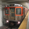 SEPTA Broad Street Subway train @ Walnut-Locust. Photo taken by Brian Weinberg, 9/12/2004.