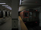 SEPTA Broad Street Subway train @ Walnut-Locust. Photo taken by Brian Weinberg, 9/12/2004.