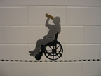 Disabled Drunkard or Man Examining Empty Pringles Can :)
