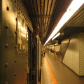 R-4 401 @ Roosevelt Island (in service on the F line / Centennial Celebration Special). Photo taken by Brian Weinberg, 9/26/2004