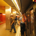 R-4 401 @ Lexington Av - 63 St (in service on the F line / Centennial Celebration Special). Photo taken by Brian Weinberg, 9/26/