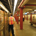 R-4 401 @ 57 St - 6 Av (in service on the F line / Centennial Celebration Special). Photo taken by Brian Weinberg, 9/26/2004.