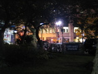 New (temporary) Entrance to the City Hall station (original) @ City Hall Park. Photo taken by Brian Weinberg, 10/26/2004.
