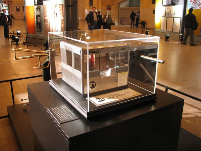 a model of the new style token booth