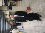 David of Broadway dressed up for a wedding.