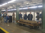 Railfans taking photos @ Hunts Point (fan trip). Photo taken by Brian Weinberg, 12/19/2004.