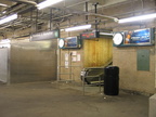 Parkchester station (Pelham Line), fare control. The escalator goes directly to the southbound platform, bypassing the mezzanine