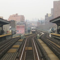 R-42 @ Flushing Av (M). Photo taken by Brian Weinberg, 1/3/2005.