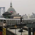 R-42 4695 @ Marcy Av (J). Photo taken by Brian Weinberg, 1/3/2005.
