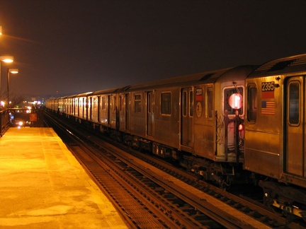 R-62A 2201 @ 231 St (1). Train is parked on the middle track. Photo taken by Brian Weinberg, 3/7/2005.