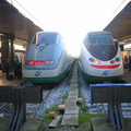 ETR-500 and ETR-500P @ Rome's Termini station (Roma Termini). Taken by Howard Langsner, 12/28/2004.