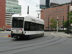 Where did the &quot;A&quot; end go??? :) HBLR LRV 2011B @ nearing Exchange Place. Photo taken by Brian Weinberg, 07/30/2003.