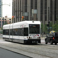HBLR LRV 2011A @ nearing Exchange Place. Photo taken by Brian Weinberg, 07/30/2003.