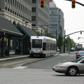 HBLR LRV 2011A @ nearing Exchange Place. Photo taken by Brian Weinberg, 07/30/2003.