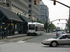 HBLR LRV 2011A @ nearing Exchange Place. Photo taken by Brian Weinberg, 07/30/2003.