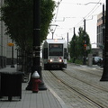 HBLR LRV 2002B @ nearing Exchange Place. Photo taken by Brian Weinberg, 07/30/2003.