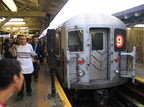 R-62A 2365 @ 242 St (9). The very last (9) train ever has completed its journey home. Photo taken by Brian Weinberg, 5/27/2005.