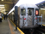 R-62A 2365 @ 242 St (9). The very last (9) train ever has completed its journey home. Photo taken by Brian Weinberg, 5/27/2005.