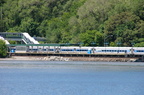 MNR Shoreliner coaches @ Spuyten Duyvil. Photo taken by Brian Weinberg, 5/29/2005.