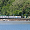 MNR Shoreliner coaches @ Spuyten Duyvil. Photo taken by Brian Weinberg, 5/29/2005.