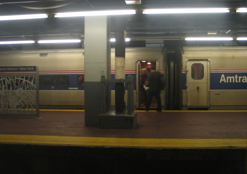 Amtrak Horizon coaches @ Penn Station. Photo taken by Brian Weinberg, 5/20/2005.