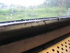 Leaking unrehabbed Amtrak Amfleet I coach. Photo taken by Brian Weinberg, 5/20/2005.