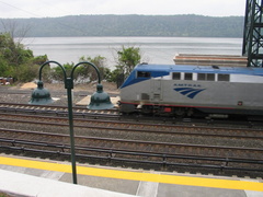 Amtrak P32AC-DM @ Riverdale (Hudson Line). Photo taken by Brian Weinberg, 6/3/2005.