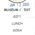 2005 NYCT Roadeo - Museum guest ticket