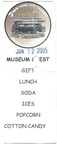 2005 NYCT Roadeo - Museum guest ticket