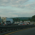 traffic in the exp lanes heading for the upper level of the GWB. We were in the local lanes heading for the lower level and scoo