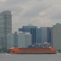 Staten Island Ferry "Samuel I. Newhouse" in front of the Newport, NJ skyline. Photo taken by Brian Weinberg, 6/29/2005