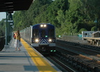 MNCR M7a 4140 @ Riverdale (Hudson Line). Photo taken by Tamar Weinberg, 7/4/2005.