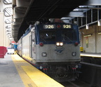 Amtrak AEM7 926 @ Newark Penn Station. Photo taken by Brian Weinberg, 7/17/2005.