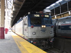 Amtrak AEM7 926 @ Newark Penn Station. Photo taken by Brian Weinberg, 7/17/2005.