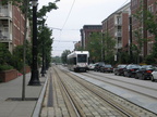 NJT 2005A @ Essex Street (HBLR). Photo taken by Brian Weinberg, 7/17/2005.