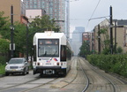NJT 2003B @ Essex Street (HBLR). Photo taken by Brian Weinberg, 7/17/2005.