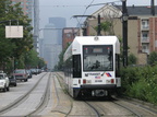 NJT 2018B @ Essex Street (HBLR). Photo taken by Brian Weinberg, 7/17/2005.