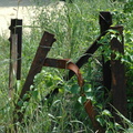Base of a cut-down line pole along the CSX lead from CP12 to Sugarhouse in Yonkers @ Riverdale (MNCR Hudson Line). Photo taken b