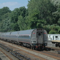 Amtrak P32AC-DM 700 and 716 @ Riverdale (MNCR Hudson Line). Photo taken by Tamar Weinberg, 7/24/2005.