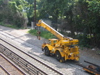 Track maintenance equipment @ Riverdale (MNCR Hudson Line). Photo taken by Brian Weinberg, 7/24/2005.